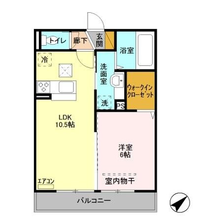 ディアコート Mの物件間取画像